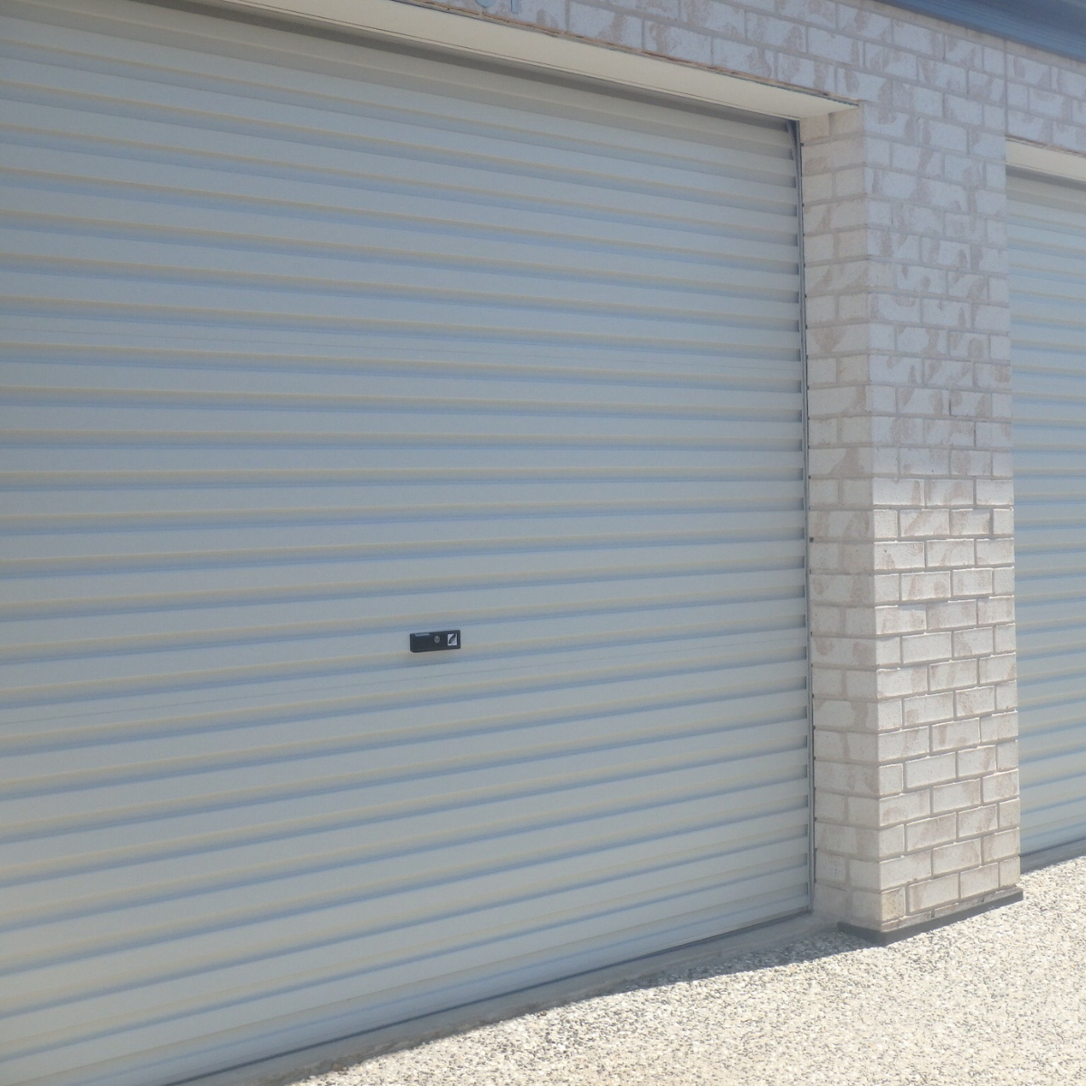Gliderol Roller Door in Dover White finish